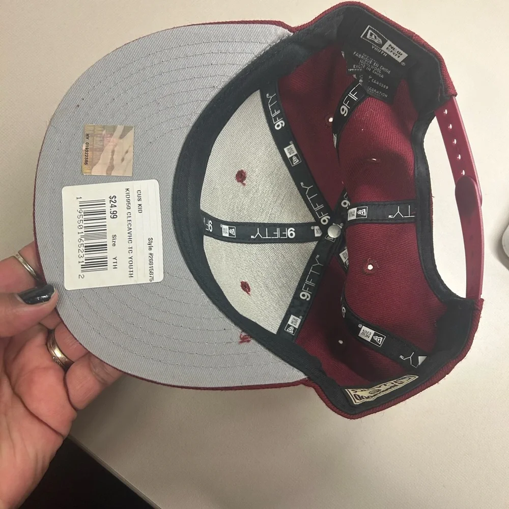 New Era Cleveland Cavaliers Maroon Snapback Hat Youth Size